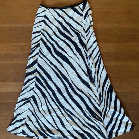 Zebra Print Midi Skirt - ACCEPTING OFFERS - Picture 1 of 4